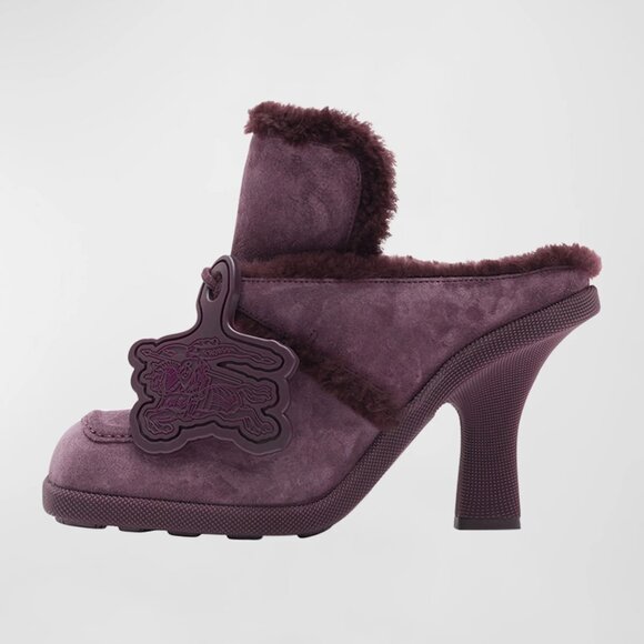 Burberry Highland Genuine Shearling Mule - Picture 1 of 8